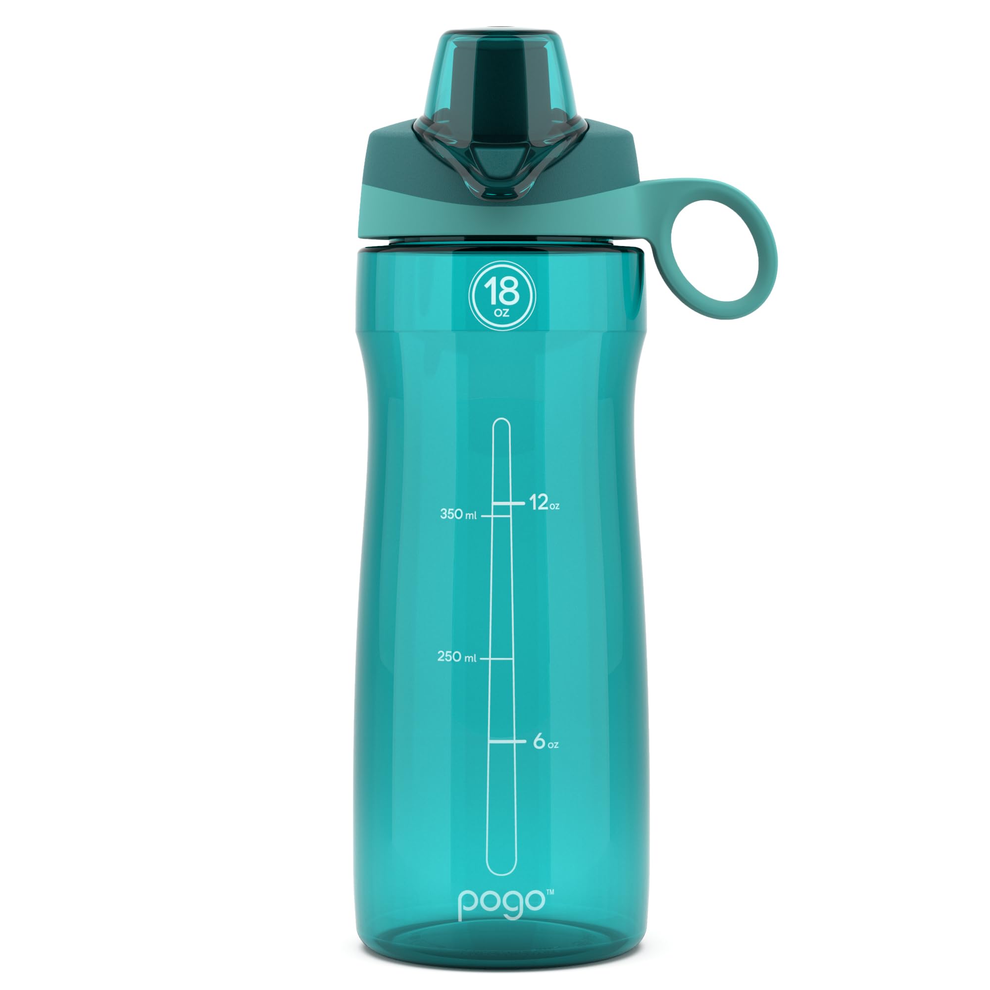 Pogo Plastic Water Bottle – Chug Lid & Carry Handle | 18oz, 32oz, 40oz, 64oz